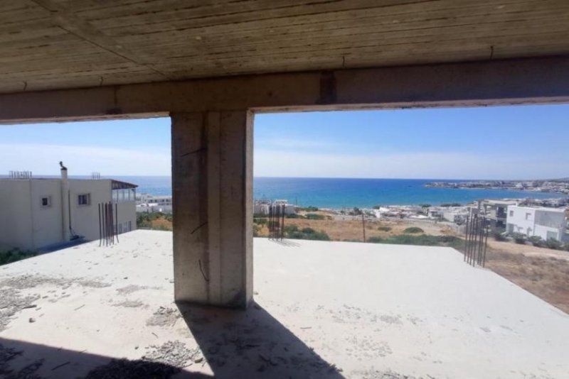 Makry Gialos Freistehendes, unfertiges Haus mit herrlichem Meerblick in einem schönen Resort - Rohbau Haus kaufen